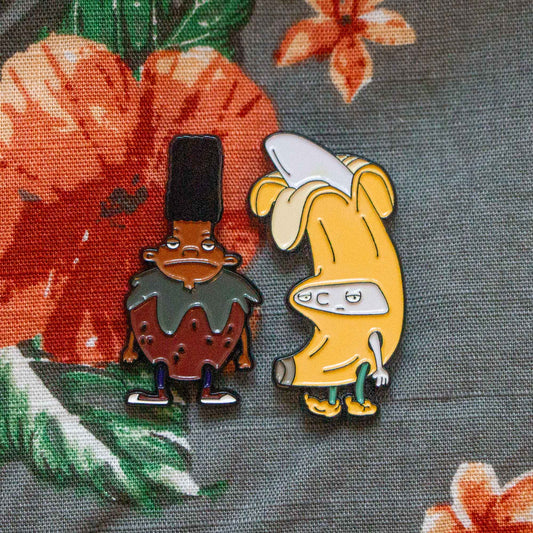 Arnold & Gerald Enamel Pin Set
