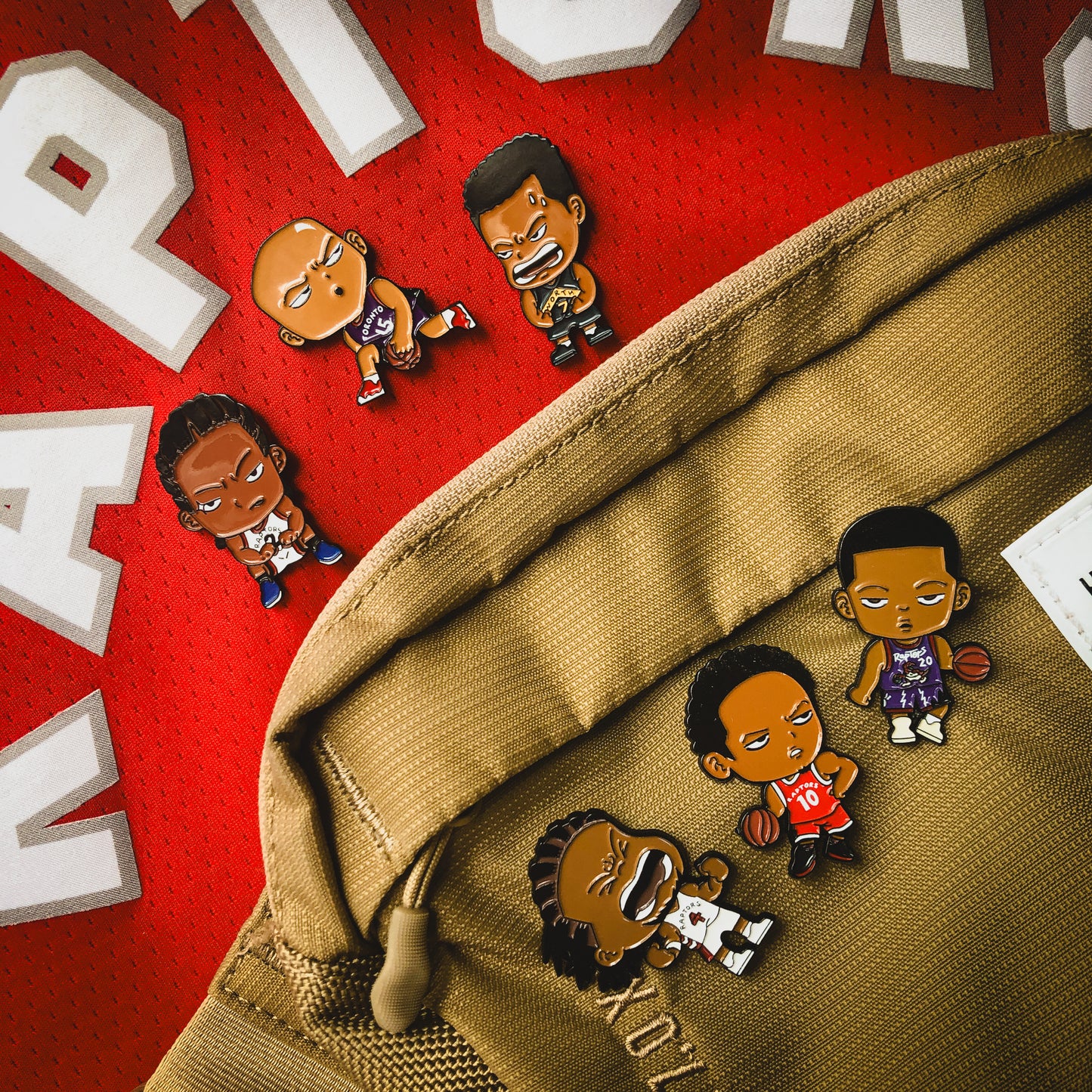 Legendary Raptors: Chris Bosh Soft Enamel Pin