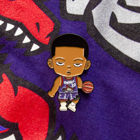 Legendary Raptors: Damon Stoudamire Soft Enamel Pin