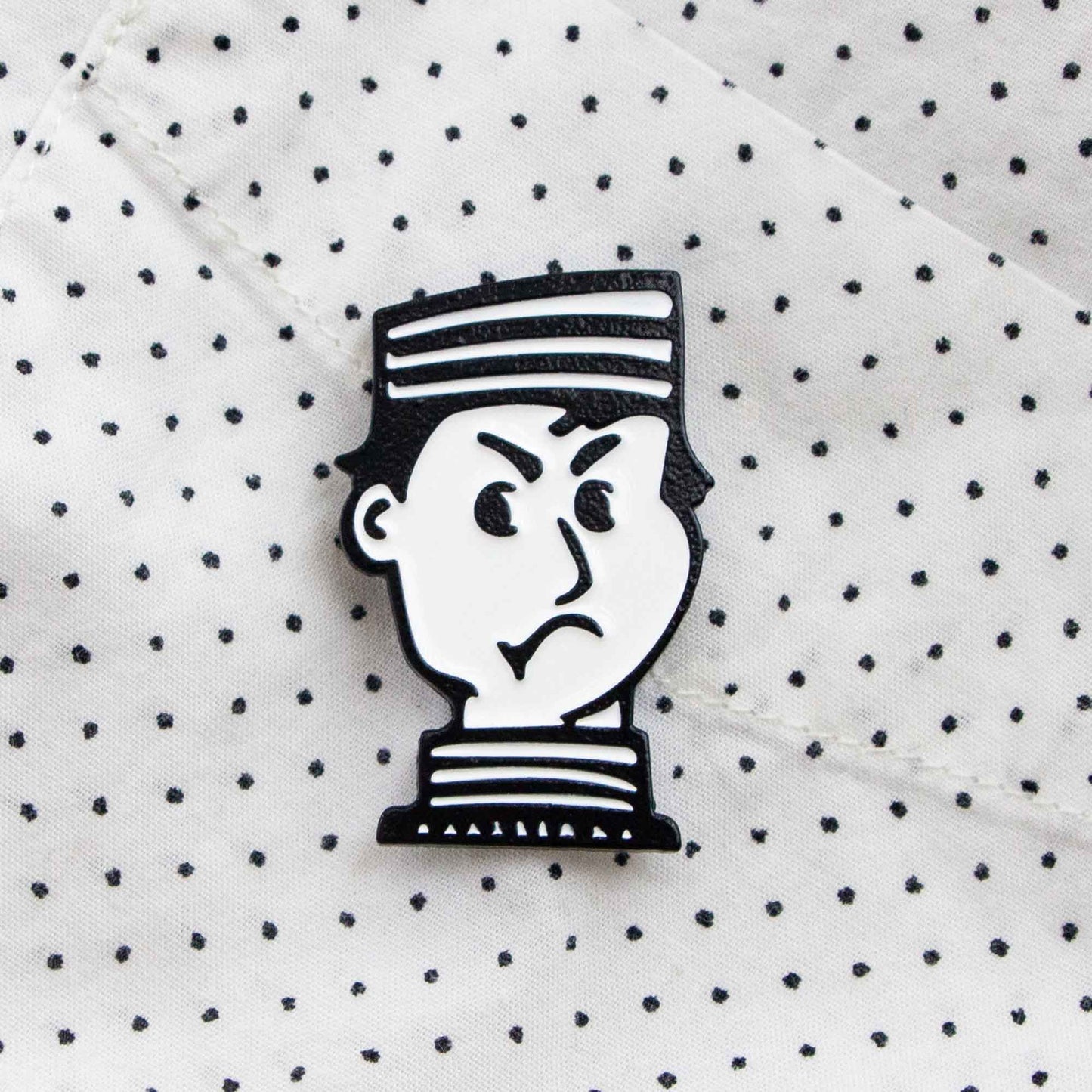 Mean Mugging Toronto Bad Boy Soft Enamel Pin