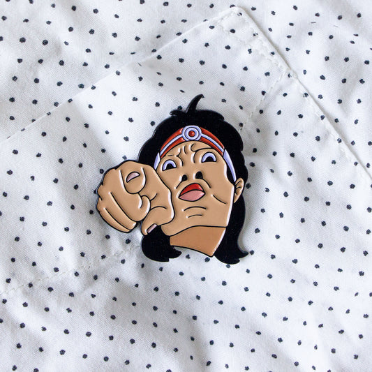 Blood Sport Bolo Soft Enamel Pin