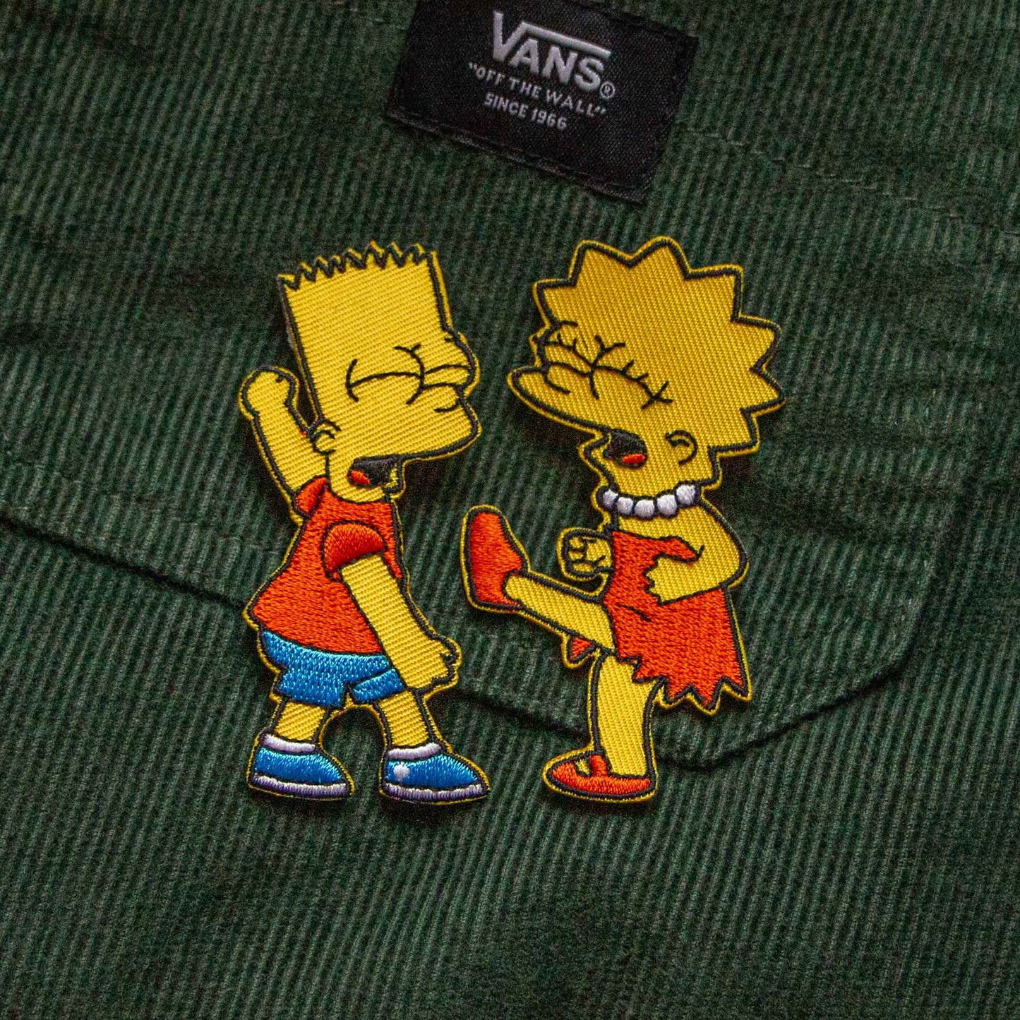 Bart vs Lisa Iron-on Patch Set