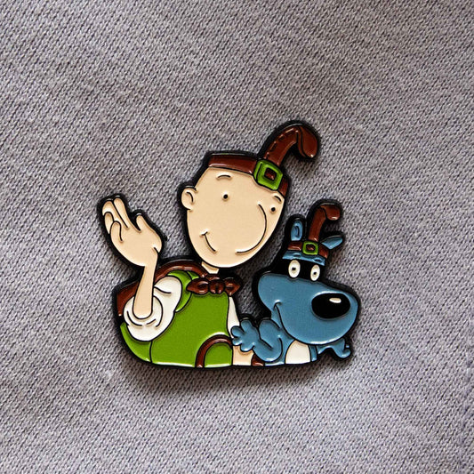 QuailMan & QuailDog Soft Enamel Pin