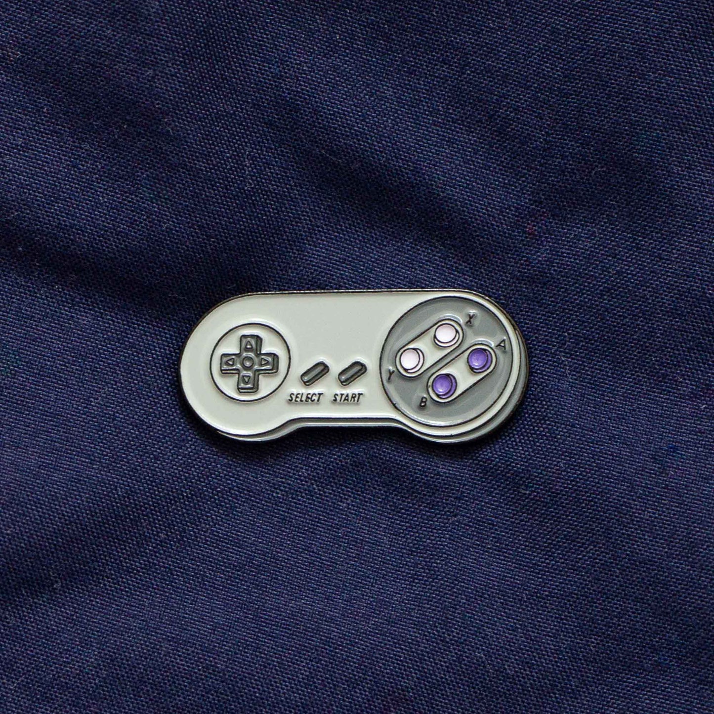 SNES Game Controller Soft Enamel Pin