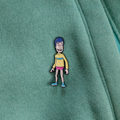 Andy French in Hot Pants Soft Enamel Pin