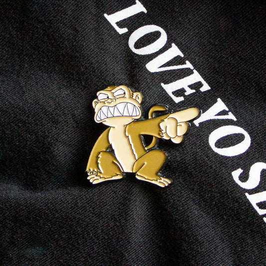 Evil Monkey Soft Enamel Pin