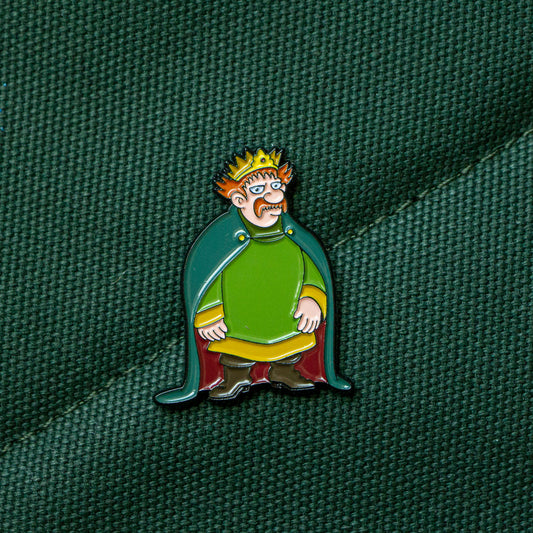 King Zog Soft Enamel Pin