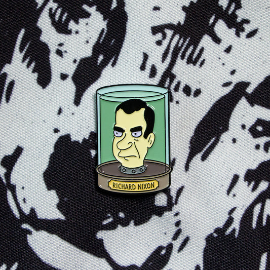 President Nixon Head Soft Enamel Pin