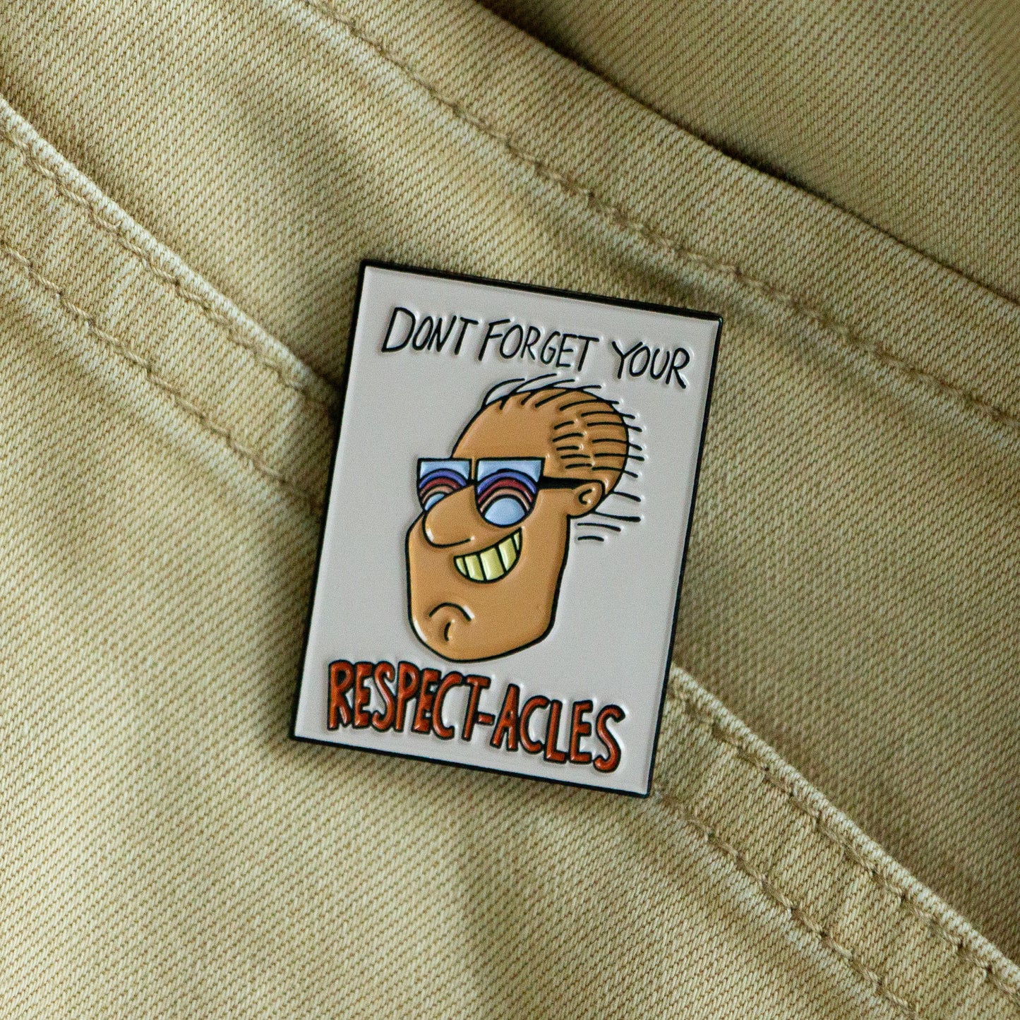 Respect-acles Poster Soft Enamel Pin
