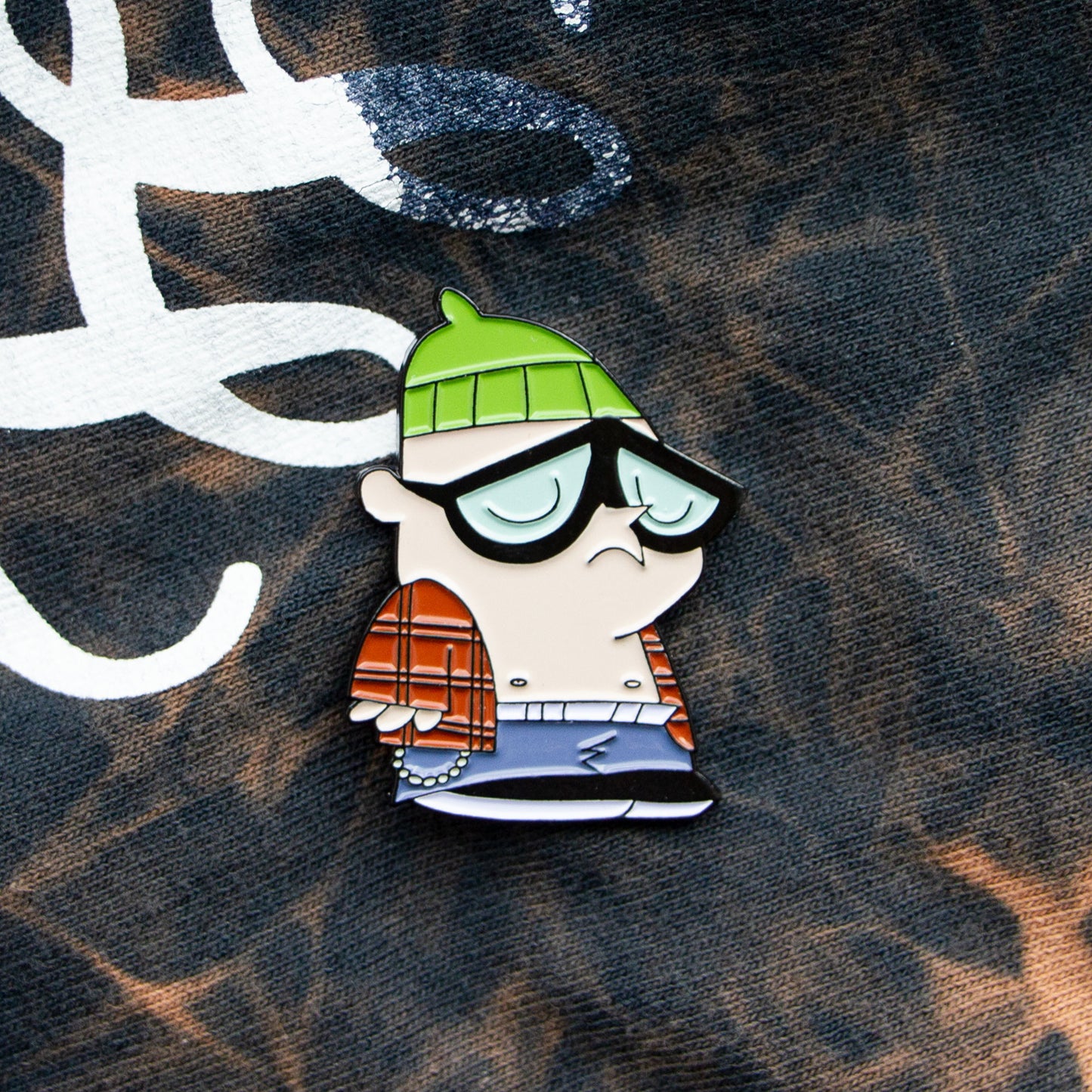 Sad Dexter Soft Enamel Pin