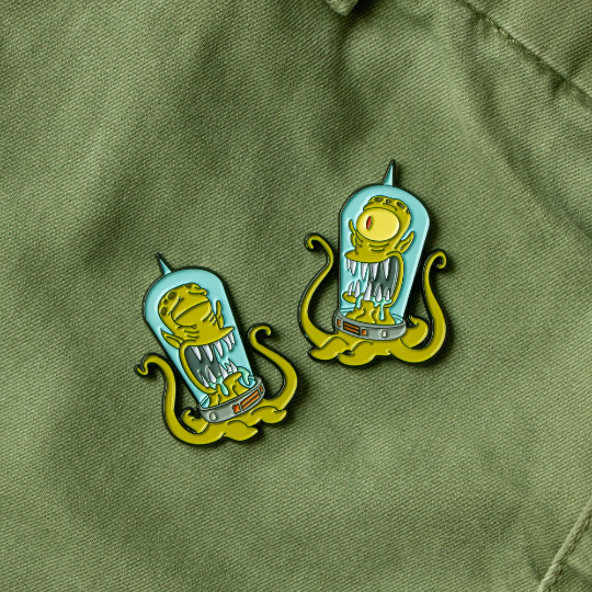 Alien Twins Soft Enamel Pin Set