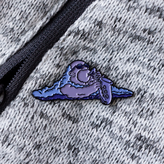 Cloud Bleeding Gums Murphy Soft Enamel Pin